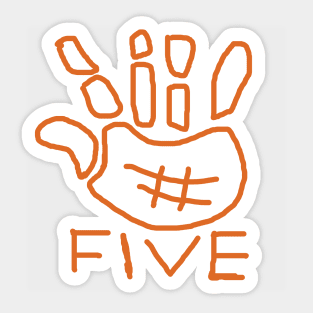 The five Sticker